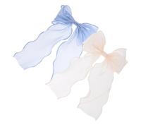 PACKOVE 2 Pièces Arc En Épingle à Cheveux Mignon Filles Pinces à Cheveux Femmes Style Parler Arcs Arc De Cheveux De Fille Pinces à Cheveux Grand Nœud Alliage