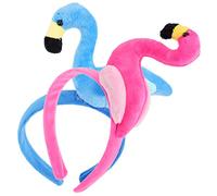 PACKOVE 2 Pièces bandeau flamant rose spa bandeaux coiffe de flamant rose filles bandes groupe hair charms hair toppers enfants coiffe bandeau de dessin animé pour enfants Plastique