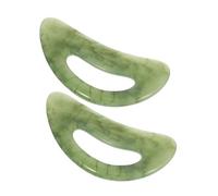 PACKOVE 2 Pièces Body gua sha résine planches de massage en résine Conseil de sculpture outil de carrosserie outil de massage corporel Green