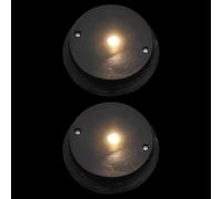 PACKOVE 2 Pièces Boîtier de Batterie Solaire Fiable en Plastique Noir sans Bavure pour Accessoires Lumineux de Lampes et Lanternes Artisanales