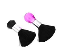 PACKOVE 2 Pièces Brosse à Cheveux pour Coiffeur de Noire Outil de Nettoyage pour Salon Brosse à Balayer Cheveux Pratique et Multifonctionnelle