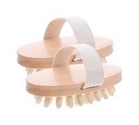 PACKOVE 2 pièces Brosse de Massage Exfoliante et Apaisante Brosse de Bain pour Shampooing et Nettoyage Accessoire et Hommes