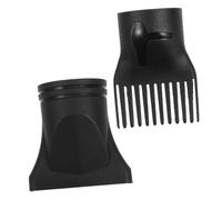 PACKOVE 2 pièces Buse Sèche-cheveux Résistante Chaleur Embout Diffuseur et Concentrateur Étroit Compatible Plupart des Marques pour Coiffage Précis et Protection Thermique