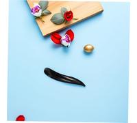 PACKOVE 2 Pièces Guasha Massage Tool Corne Naturelle Stylo Acupuncture Chinois pour Points de Pression Soulagement Du Dos Cou et Visage Massage Profond Noir