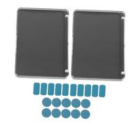 PACKOVE 2 Pièces Palette Cosmétique Vide Polyvalente pour Fard à Paupières Blush Contour et Highlighter Compacte et Durable pour Voyage et Usage