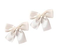 PACKOVE 2 Pièces Pince à Cheveux Nœud Accessoire de Mariage pour Bride Couleur Écrue pour Cheveux Épais ou Fins pour Toutes Occasions