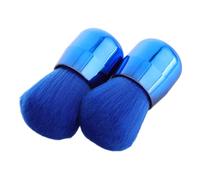 PACKOVE 2 pièces Pinceaux de Maquillage Forme Champignon Pinceau Blush Large Surface Doux et Synthétique Application Rapide pour Visage Outil Cosmétique Portable pour Voyage