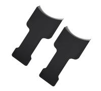 PACKOVE 2 pièces Planchette de Teinture Cheveux Petite Noire Peigne Balayage et Brosse Tint Protection Chevelu Kit Coiffure Teinture Maison et Salon