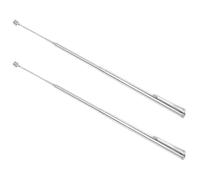 PACKOVE 2 Pièces Ramassage magnétique télescopique aimants ramassage magnétique flexible magnetic pick up tool Silver
