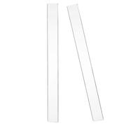 PACKOVE 2 Pièces Règle D'épaisseur de Pâte en Acrylique Solide, Outil à Pâte Réutilisable Guide de Mesure Précis pour Pâtisserie à Domicile
