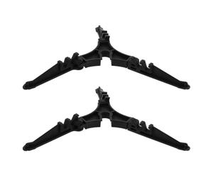 PACKOVE 2 Pièces Support de Fixation Pliable, Trépied Noir en Nylon | Base à Trois Pieds, Support Large et Compact, Stabilité Terrain Irrégulier, pour Camping et Randonnée