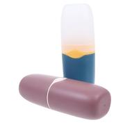 PACKOVE 2 Pièces Voyage Transparentes pour Dents Dentifrice Accessoire de Personnels pour Camping Voyages