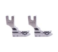 PACKOVE 2 Pieds Presseurs à Rouleaux Industriels pour Machines à Coudre, Pied-de-biche en Acier, Roulement, Lot de 2, Accessoire de Rechange pour Couture Professionnelle, Compatible