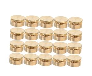 PACKOVE 20 Pièces Nail Art Metal Spinner Shaft High-speed Rotating Bearing For Compact DIY Manicure And Jewelry Accessories