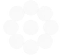 PACKOVE 20 Pièces Tamis à Terreau pour Pots de Fleurs, Grille de Drainage Ronde en PE Blanc, pour Pot de Fleurs et Bonsaï, Jardinage, Anti-Glisse et Drainage Amélioré