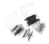 PACKOVE 200pièces Pince à Cheveux Noire Métallique Antidérapante Épingles Pour Coiffure Femme Pinces Latérales Pour Frange Et Mèches Accessoires Cheveux