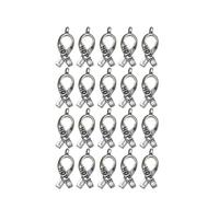 PACKOVE 20pcs Pendentifs en Alliage Lettres Hope Argenté, Breloques Soi-même Design Unique et Finition Délicate pour Création Bijoux et Accessoires Cosplay