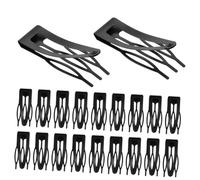 PACKOVE 20pièces Barrettes à Cheveux Noires Épingles à Cheveux Snap Pour Élégantes Et Pratiques Pour Épis Et Franges