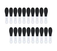 PACKOVE 20pièces Brosse à Double Face Pour Douche Râpe Pour Callosités Et Peaux Mortes Kit De Soin Des Manuel Avec Embout Exfoliant