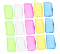 PACKOVE 20pièces Couvercles De Protection Pour Brosse à Dents Capuchons De Voyage Pour Têtes De Brosse à Dents Manuelle Et Électrique Couleurs Disponibles