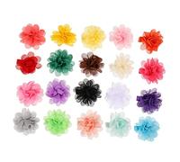 PACKOVE 20pièces Épingles à Cheveux Fleur Artificielle Fermoirs Pour Garçon Fille Fille Accessoires Pour Cheveux Florals Chics Lot De Pour Célébration Ou Soirée