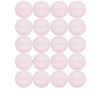 PACKOVE 20pièces Houppette Rose Coton pour Poudre Pressée Disques de Maquillage Compacts avec Sangle Outils de Maquillage pour Visage Houppette Fixatrice de Poudre