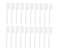 PACKOVE 20pièces Mini Brosse à Dents Courte Pour Prisons Brosse à Dents Portative à Poils Souples Et Court Pour Nettoyage Milieu Restrictif