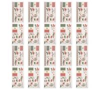 PACKOVE 20pièces Tatouages Temporaires Mexicains Autocollants Drapeau Mexique Tatouages pour Équipe de Football et Fêtes