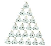 PACKOVE 24 Pièces Boîte à Papier Boîte à Dragées Forme de Cône pour Mariage et Anniversaire Décoration Festive Personnalisable pour Douceurs et Friandises