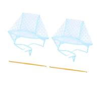 PACKOVE 2ensembles Bonnet de Coloration avec Crochet Jetable pour Meches et Balayage Capuche avec Perforés et Aiguilles Métalliques pour Salon de Coiffure Professionnel Couleur Aléatoire
