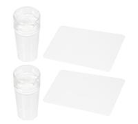 PACKOVE 2ensembles Outils De Nail Art Silicone Pour French Manucure Et Grattoirs Kits De Tampons Pour Ongles Diy