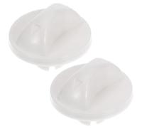 PACKOVE 2pcs Bouton de Vitesse Ventilateur en Abs Blanc Accessoire de Commande Ventilateur Fonction Minuterie de Bureau et Maison