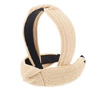 PACKOVE 2pièces Bandeaux Raphia Décoratifs Coiffes De Fête Raphia Créoles Fermoirs Coiffe De Festival Pour Femme Bandeau Délicat Bandeau Tissé Créoles Vintage Serre-tête Tissé