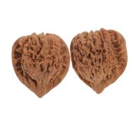 PACKOVE 2pièces Boules De Massage Noyer Pour Mains Lot De Balles Pour Entraînement Et Relaxation Musculaire