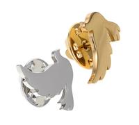 PACKOVE 2pièces Broche Paix Alliage Revers Oiseau Épingle Lot de Bijou Symbole Espoir pour Événements Charitables et Tenue Quotidienne