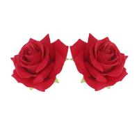 PACKOVE 2pièces Broches De Tissu Rose Accessoires De Cheveux Artificiels Épingles à Cheveux Multifonctionnelles Pour Mariage Et Fête