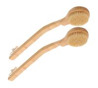 PACKOVE 2pièces Brosse De Bain à Gommage Et Exfoliant Pour Bain Ou Massage Relaxant Accessoire De Soins Personnels