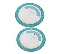 PACKOVE 2pièces Calculatrices Bmi Roue De Mesure Corps Montées Murales Suivi Précis Du Poids Pour Santé à Domicile Outil De Calcul Indice Masse Corporelle Simple Et Fiable