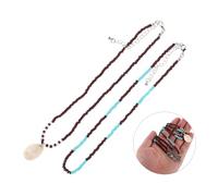 PACKOVE 2pièces Collier Femme Coquillages Mer Avec Pendentif Coque Coloré Léger Confortable Pour Plage Vacances