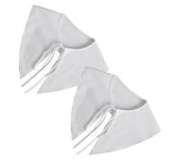 PACKOVE 2pièces Faux Coton Détachable Pour Femmes Blanc Et Amovible Pour Chemisiers Et Pulls Design Moderne Et Confortable
