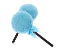 PACKOVE 2pièces Houppette à Poudre Pour Visage Appliquez La Poudre Minérale Corps Lot De Houppettes Voyage Compactes Et Portables