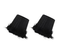 PACKOVE 2pièces Lot de Abat-jours Plumes Décoratifs Légers et Faciles à Installer pour Applique Murale Chambre Salon