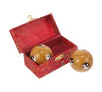 PACKOVE 2pièces Lot De Balles De Massage Pour Mains Métal Roulantes Outils De Massage Des Mains