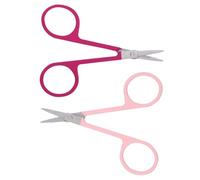 PACKOVE 2pièces Lot De Ciseaux à Sourcils Portables Acier Inoxydable Outil De Maquillage Pour Sourcils Épilateur à