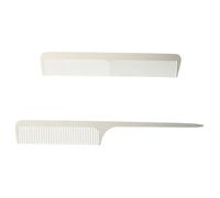 PACKOVE 2pièces Peignes Acier Inoxydable Pour Coupe De Cheveux Lot De Accessoires De Tonte Pratique Pour Hommes Et Femmes