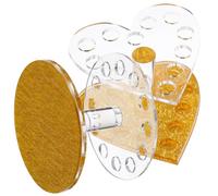 PACKOVE 2pièces Porte-pinceaux De Maquillage Organisateur De à Ongles Support Transparent Pour Pinceaux Et Présentoir De Cosmétiques Support Pour Pinceaux De Maquillage