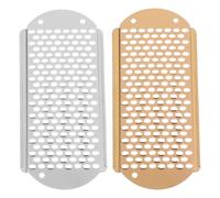 PACKOVE 2pièces Râpe Double Face pour Peaux Mortes Lames de Remplacement Pratiques Exfoliation des Callosités Outil Soin Confortable et Polyvalent