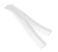 PACKOVE 2pièces s Peignes De Coiffure Pour Coiffeurs Outils De Stylisation Capillaire Set De Peignes Blancs à Pour Salon De