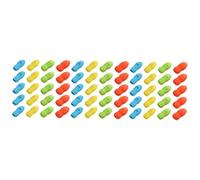 PACKOVE 3 Ensembles Couvre-tête De Brosse À Dents Camping Voyages Housse en Silicone pour Brosse À Dents Étui À Brosse À Dents en Silicone Gel De Silice Couleur Aléatoire 20 Pièces * 3