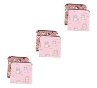 PACKOVE 3 Ensembles De Rangement Pour Serviettes Hygiéniques Poche Période Organisateur De Tampon Support De Rangement En Papier Toilette Polyester 2 Pièces * 3